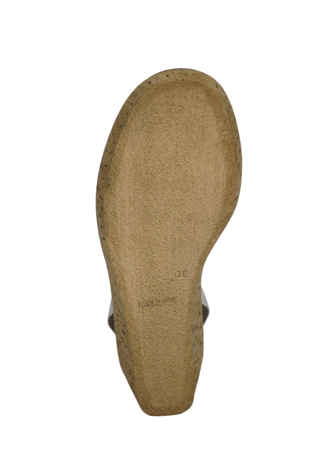 Sandalia Eliada Blanco Plata-6