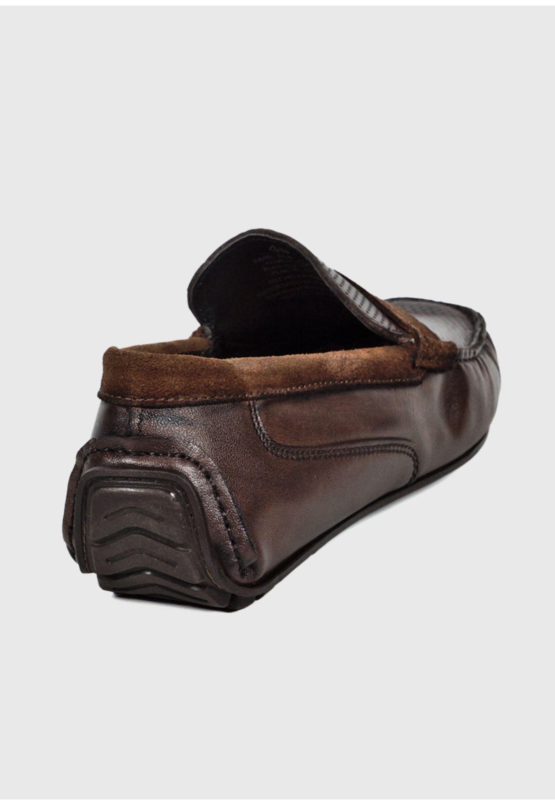 Mocasín Cuero Turin Café Oscuro-7