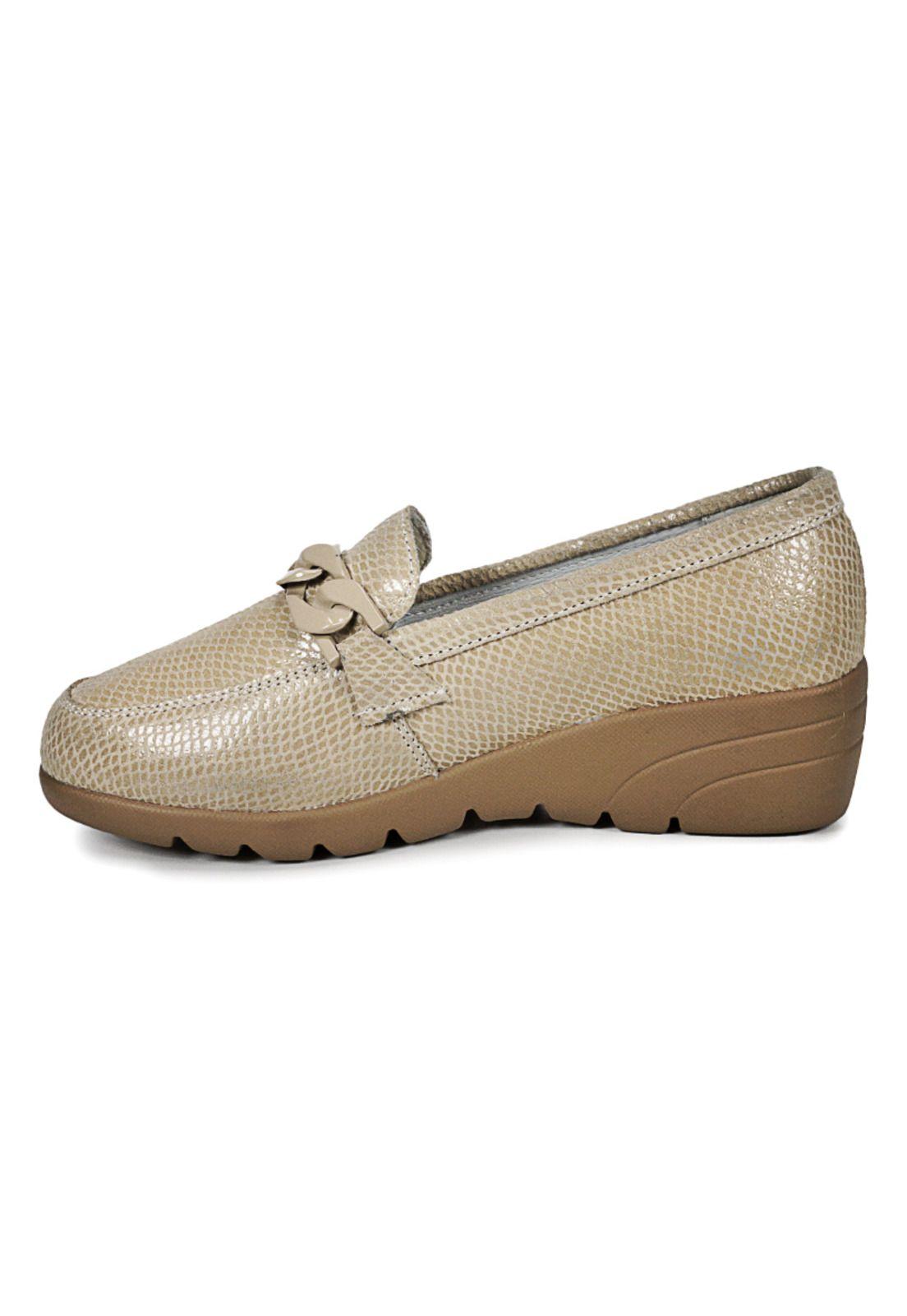 Mocasín Cuero Hadassa Beige-4