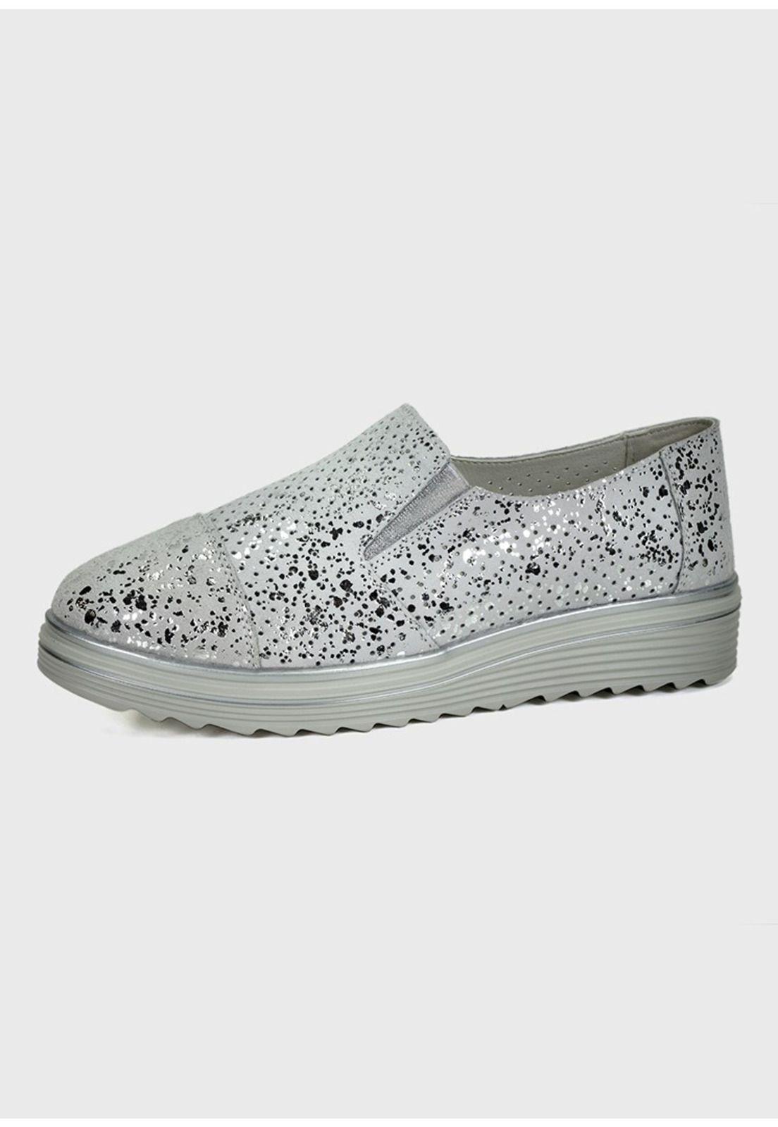 Mocasín Julieta Plateado-0