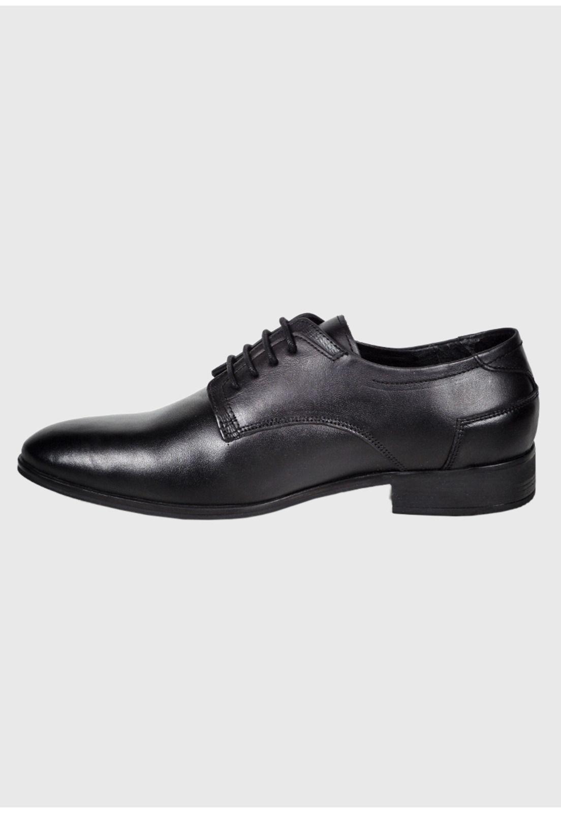 Zapato Cuero Milan Negro-4