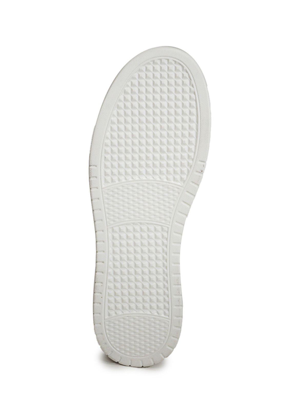 Zapatilla Cuero Arden Blanco Dorado-5