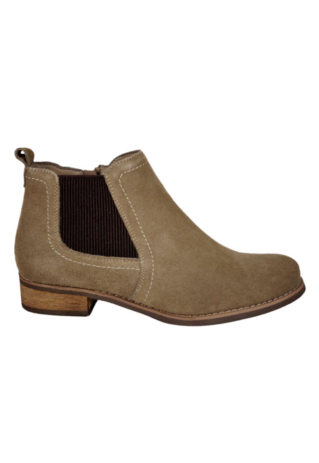 Botín Cuero Brisia Taupe-0