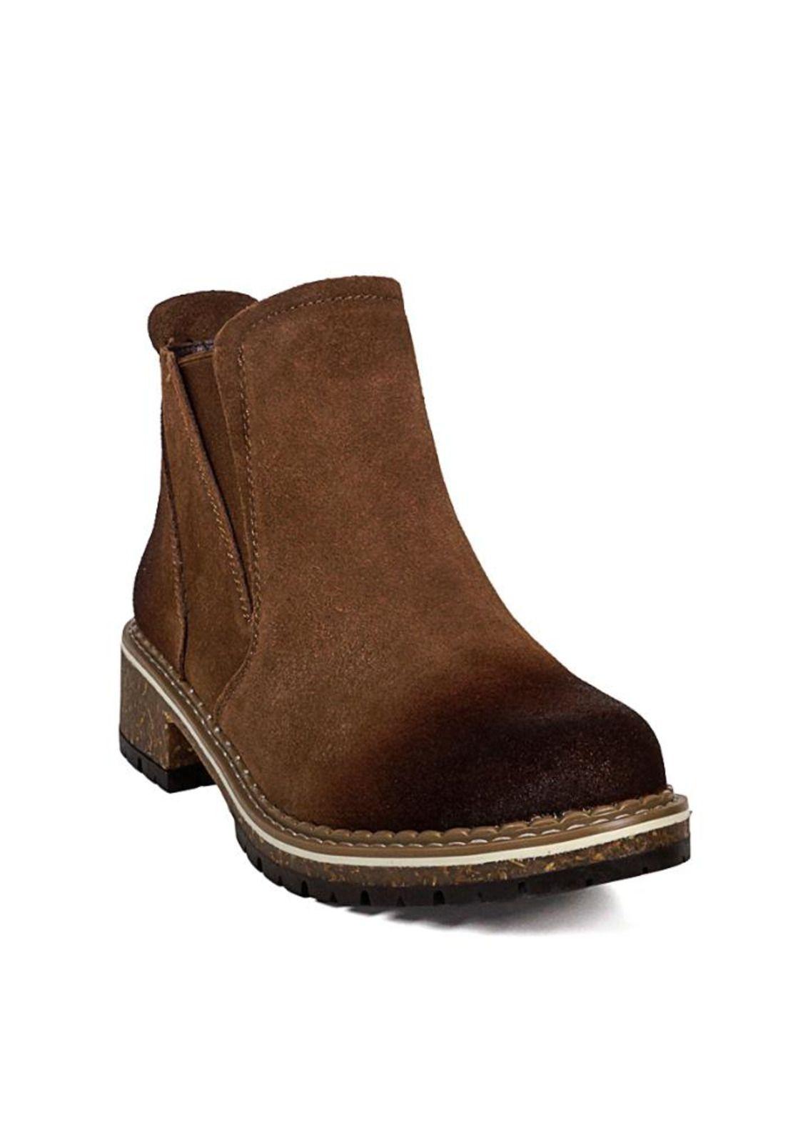 Botín Cuero Reno Reyk Café-3