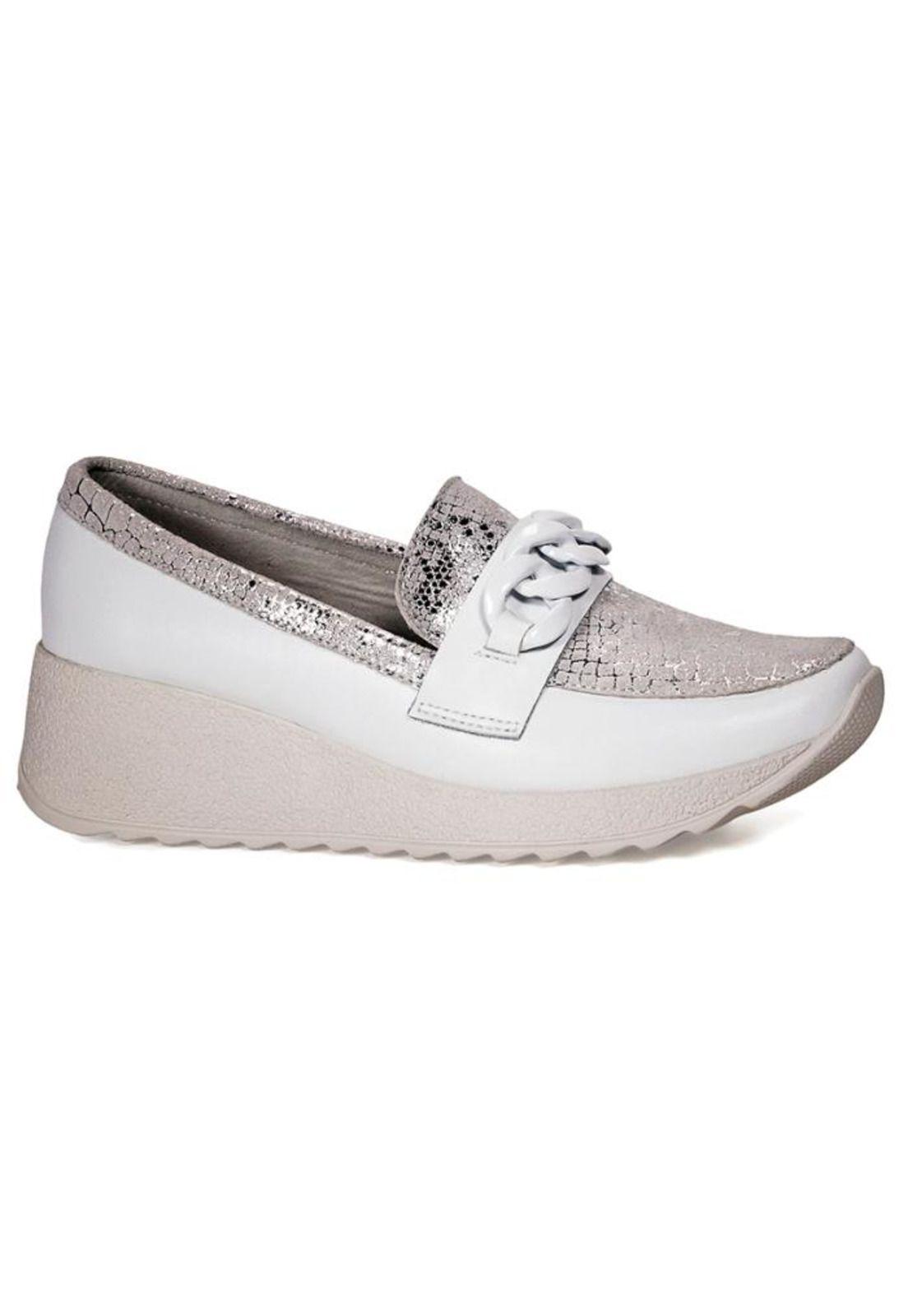 Mocasín Cuero Vivian Blanco-0