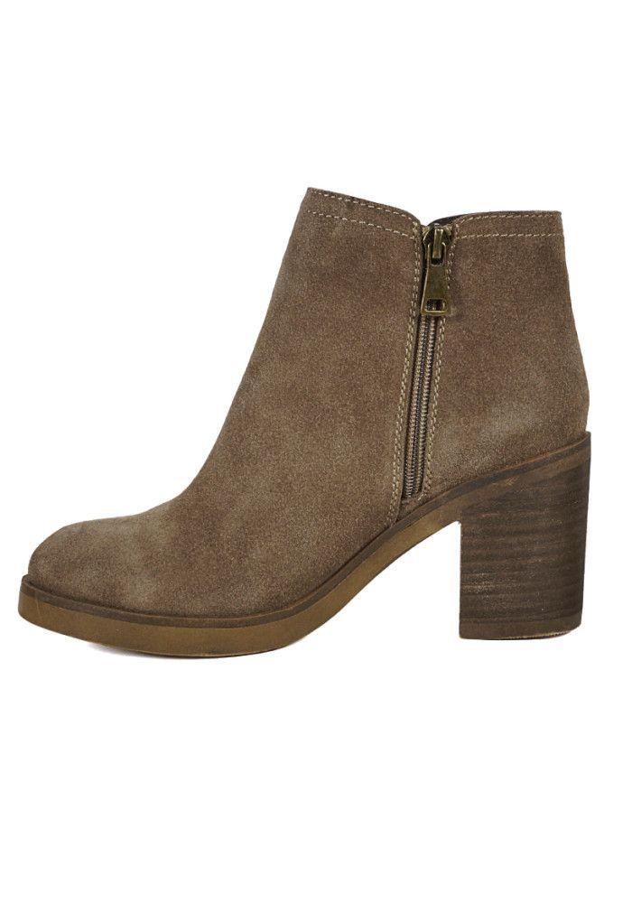 Botín Cuero Zahra Taupe-2
