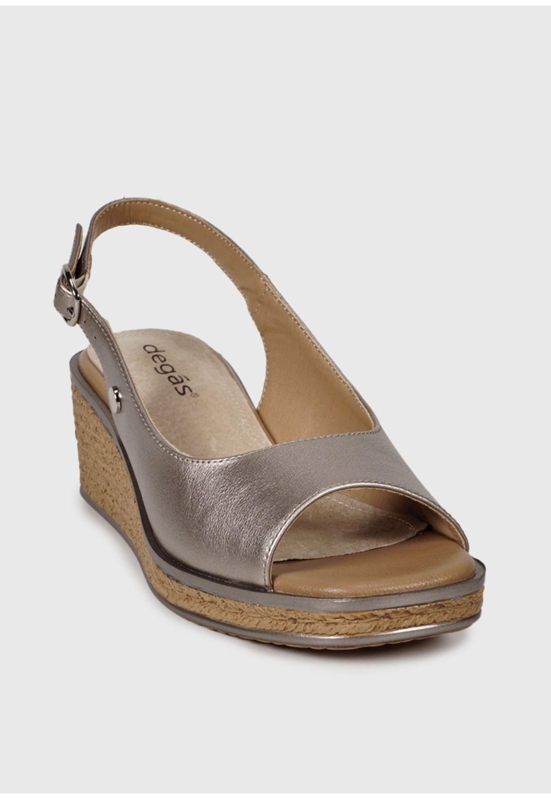 Sandalia Cuero Soraya Bronce-2