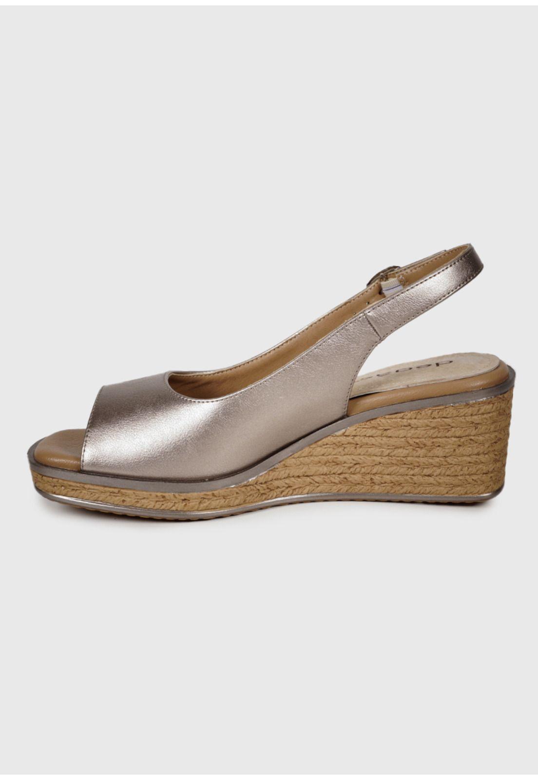 Sandalia Cuero Soraya Bronce-4