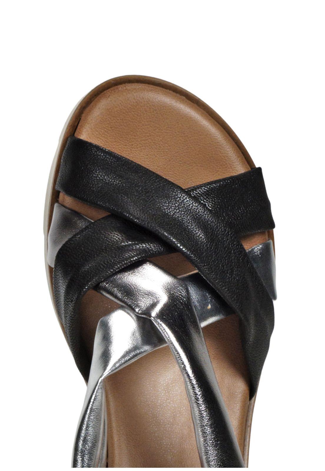 Sandalia Cuero Delarmy Negro-5