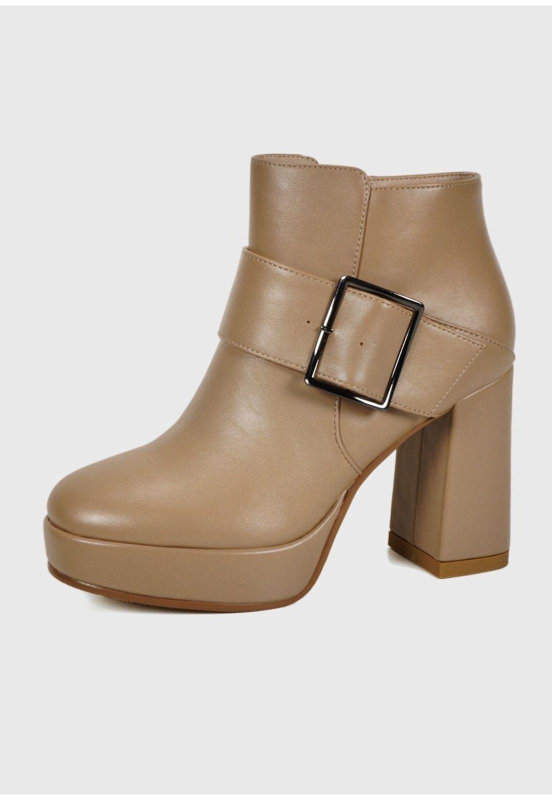 Botín Mujer Gyra Beige-1