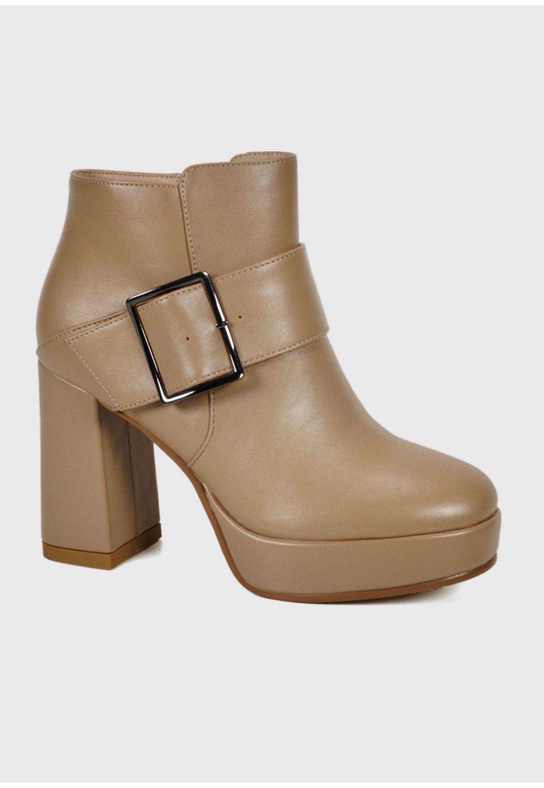 Botín Mujer Gyra Beige-3