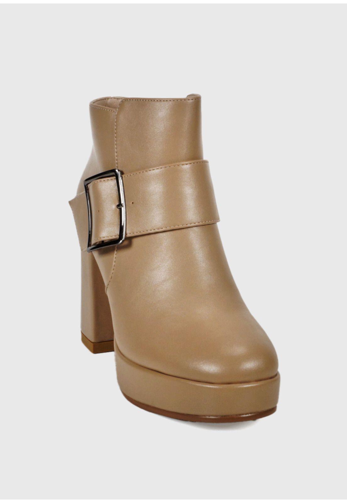 Botín Mujer Gyra Beige-5