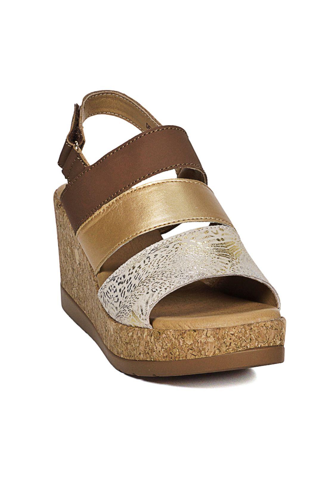 Sandalia Cuero Dava Bronce-3