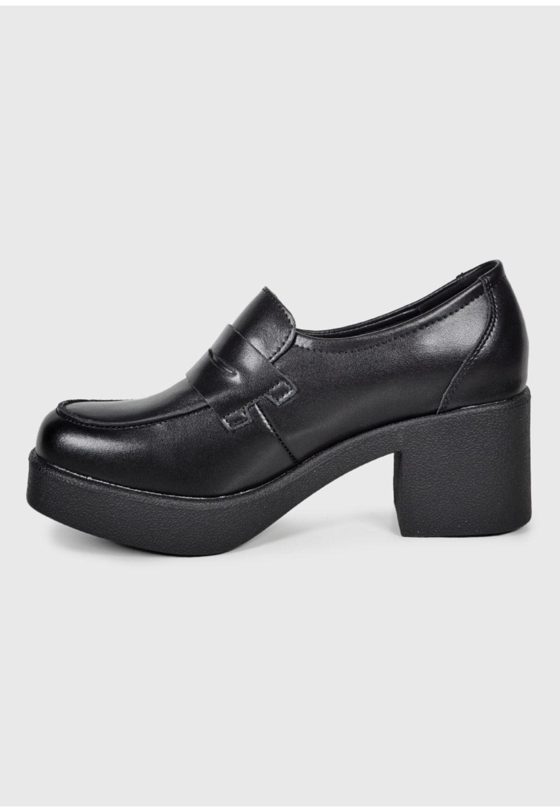 Zapato Cuero Syriana Negro-4