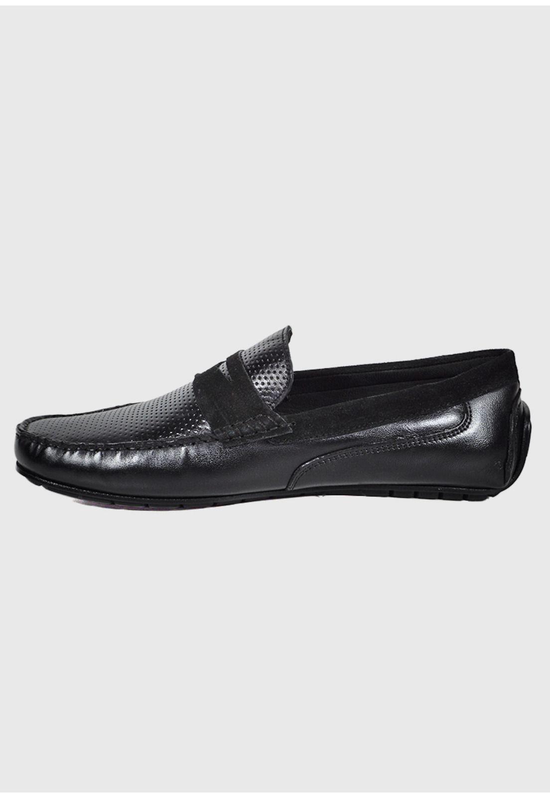 Mocasín Cuero Turin Negro-5