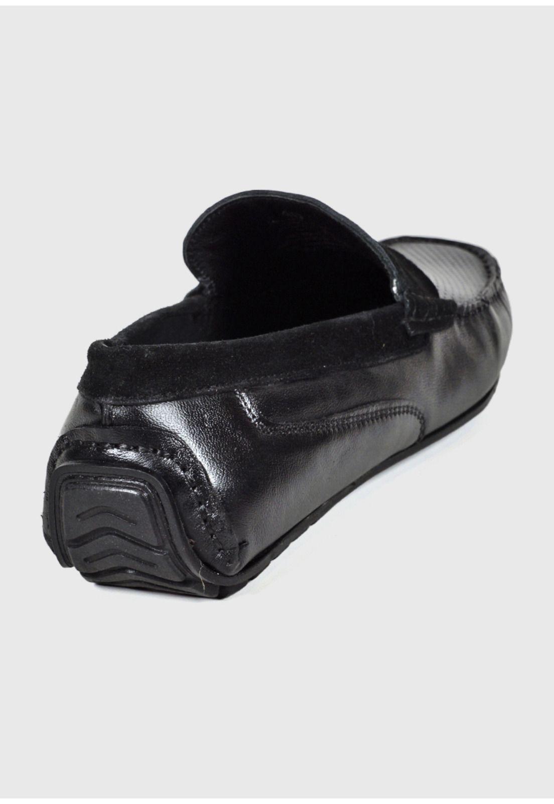 Mocasín Cuero Turin Negro-7