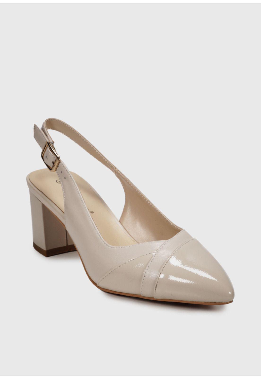 Sandalia Cuero Beline Beige Claro-3