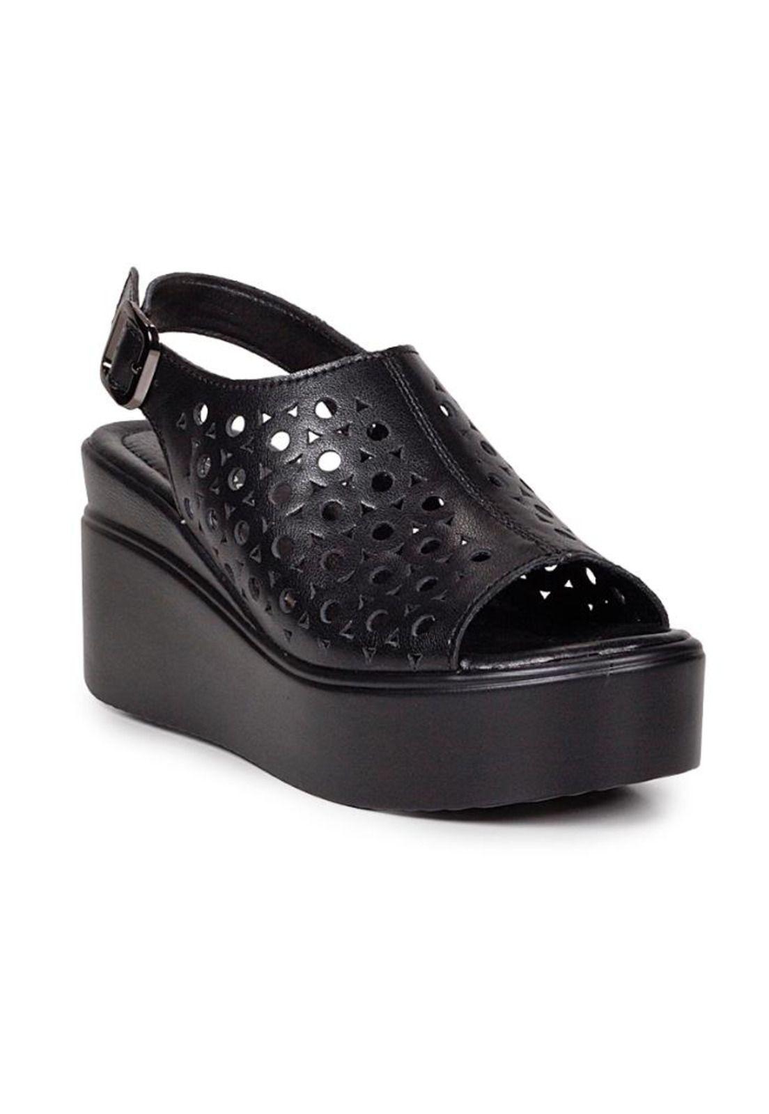 Sandalia Cuero Ankara Negro-1