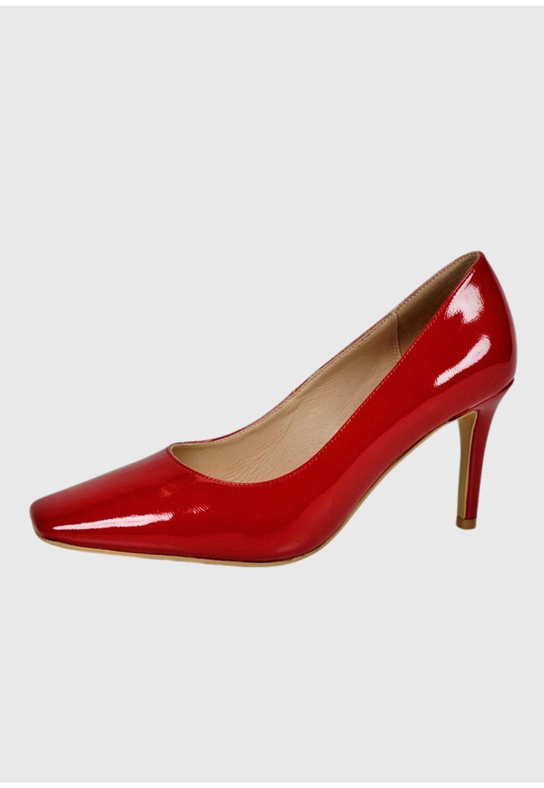 Zapato Cuero Akemi Rojo-2