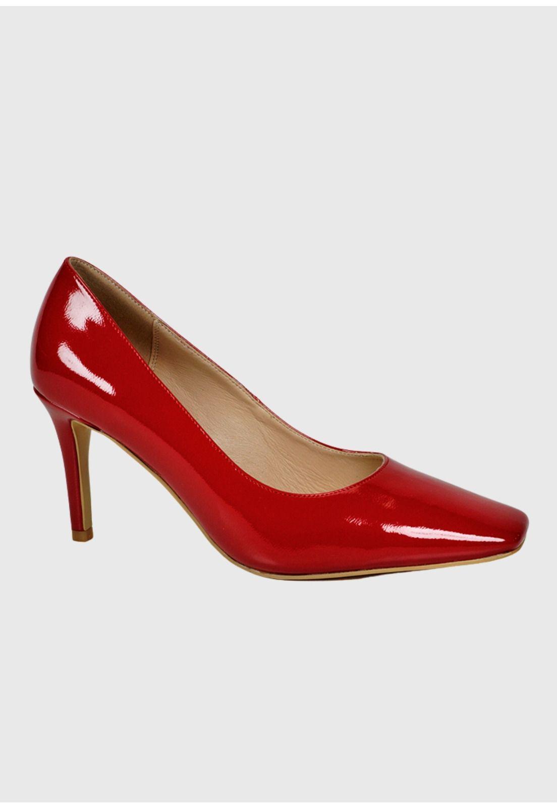 Zapato Cuero Akemi Rojo-3