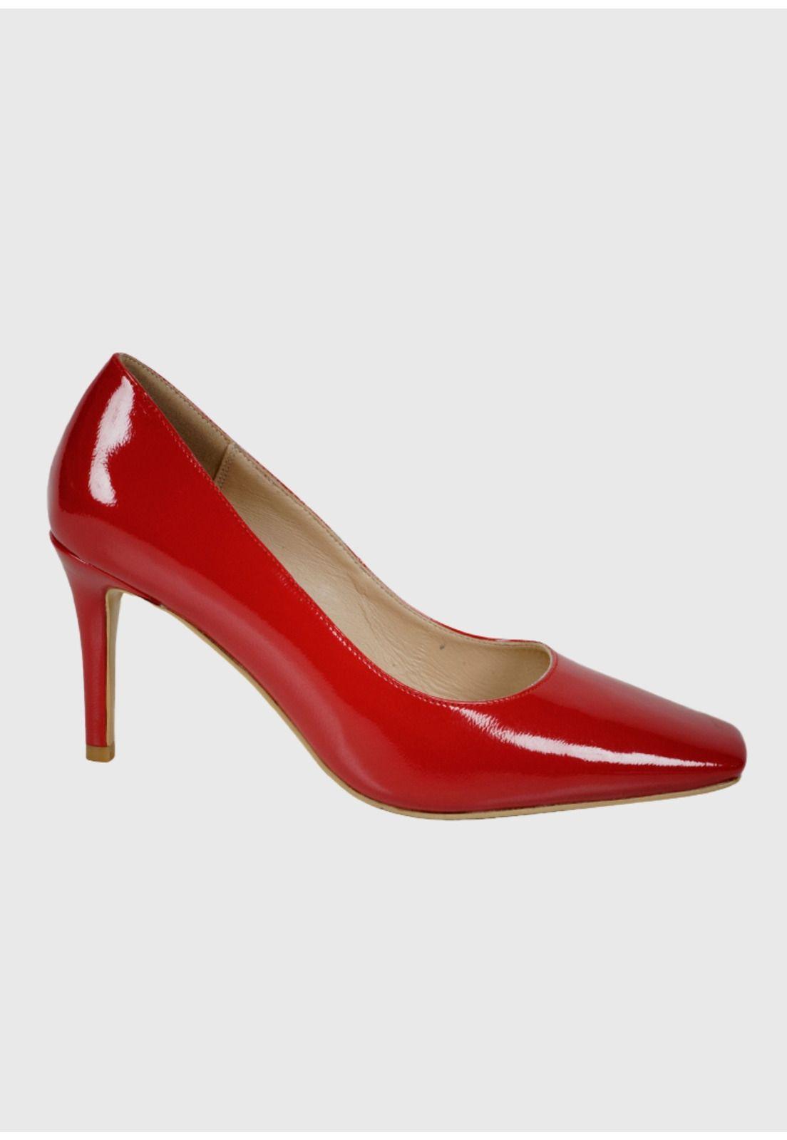Zapato Cuero Akemi Rojo-5
