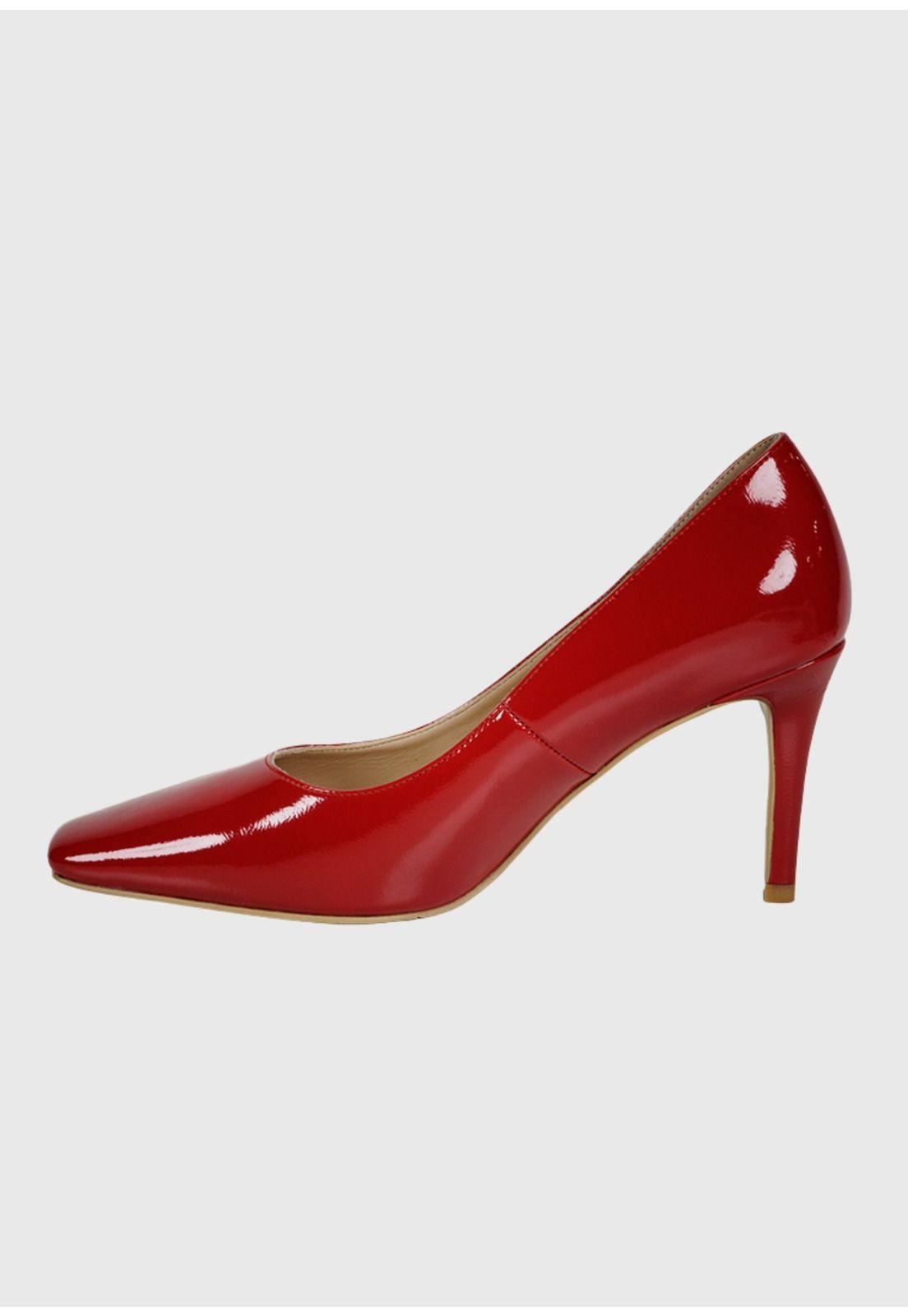 Zapato Cuero Akemi Rojo-7
