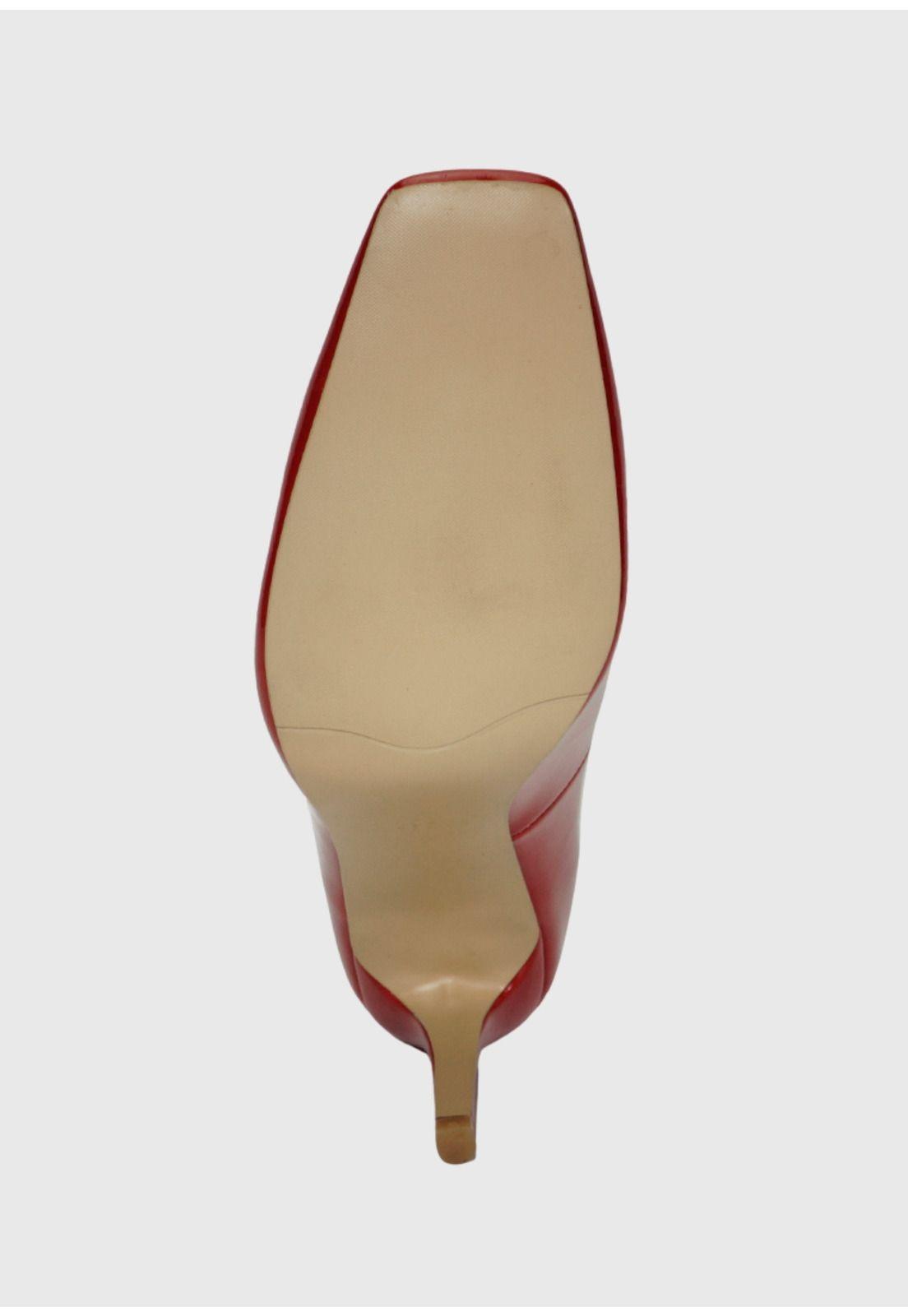Zapato Cuero Akemi Rojo-5