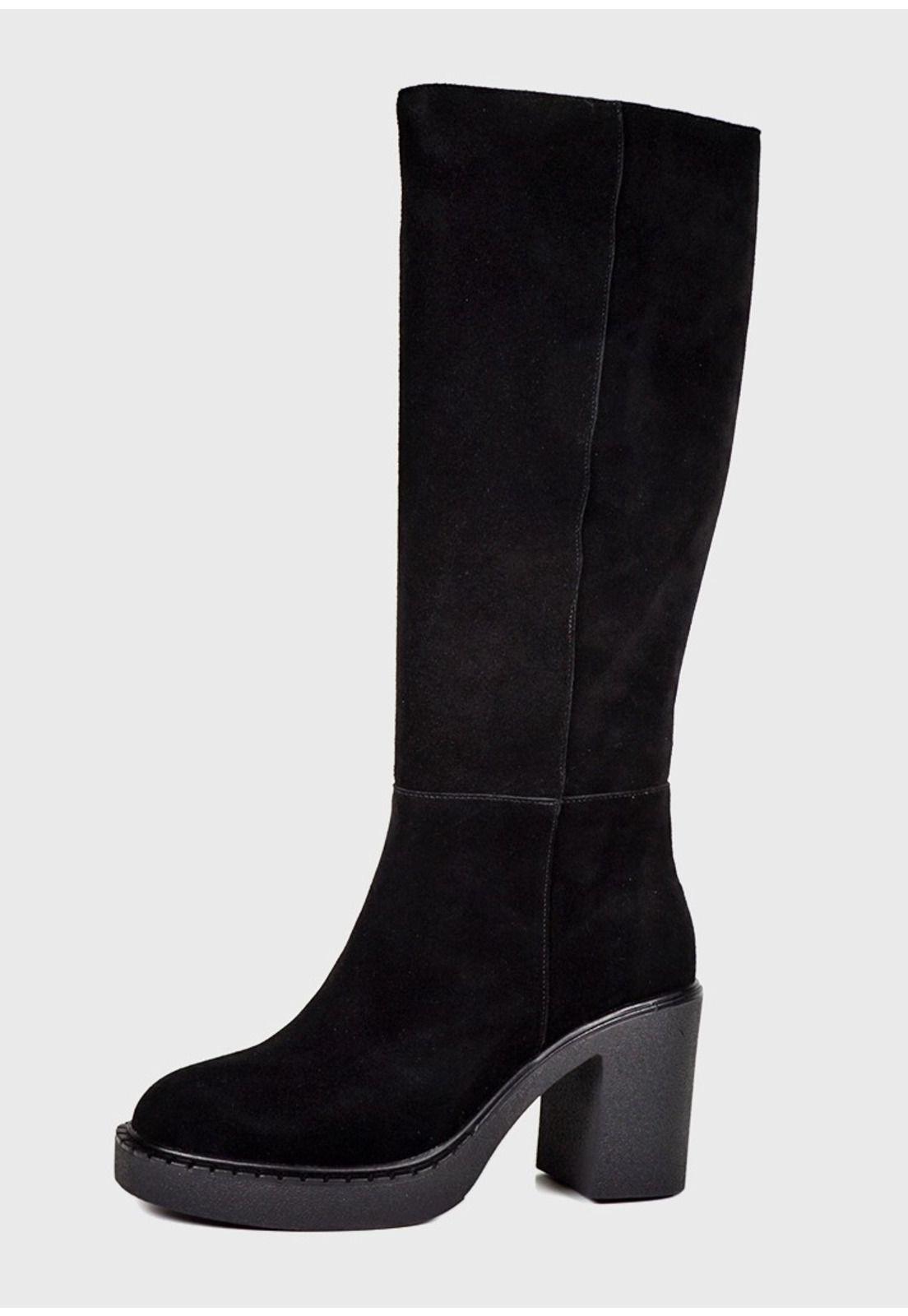 Bota Cuero Merida Negro-1
