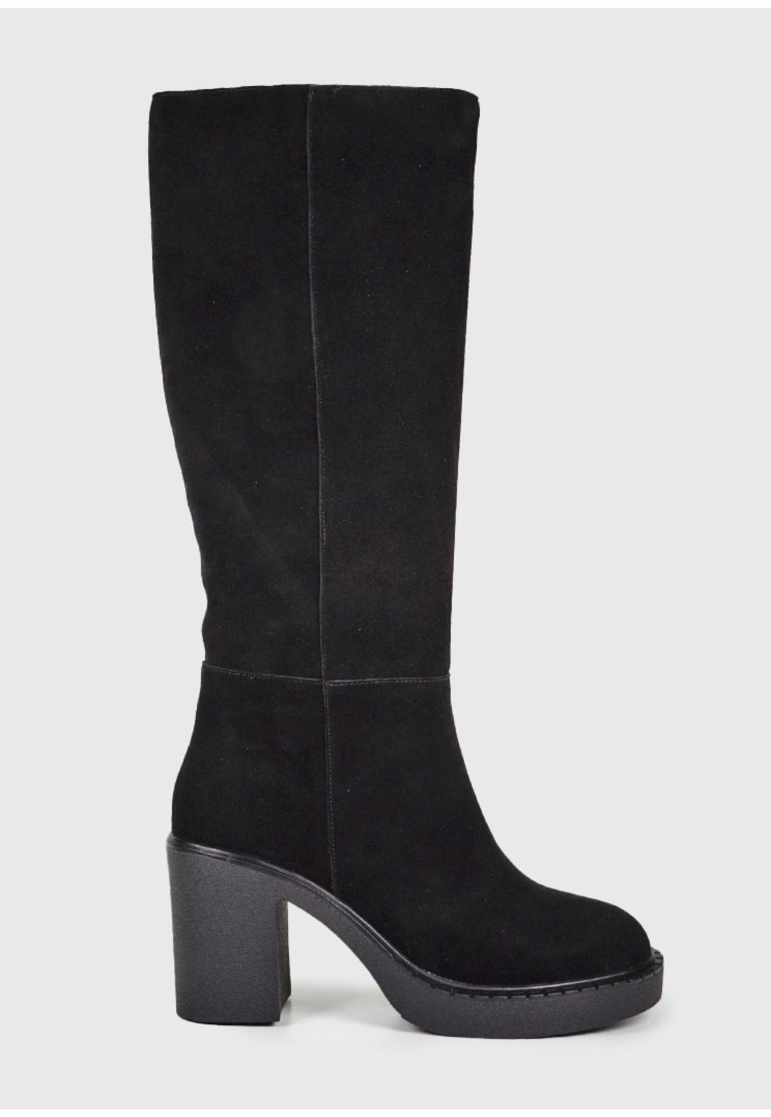 Bota Cuero Merida Negro-2