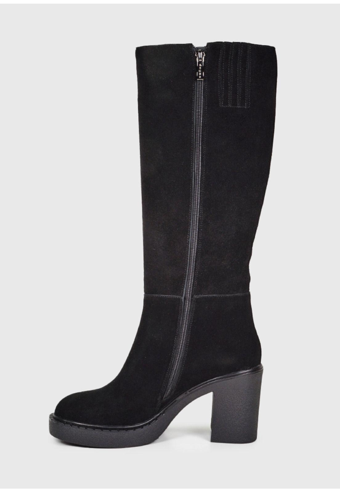 Bota Cuero Merida Negro-5