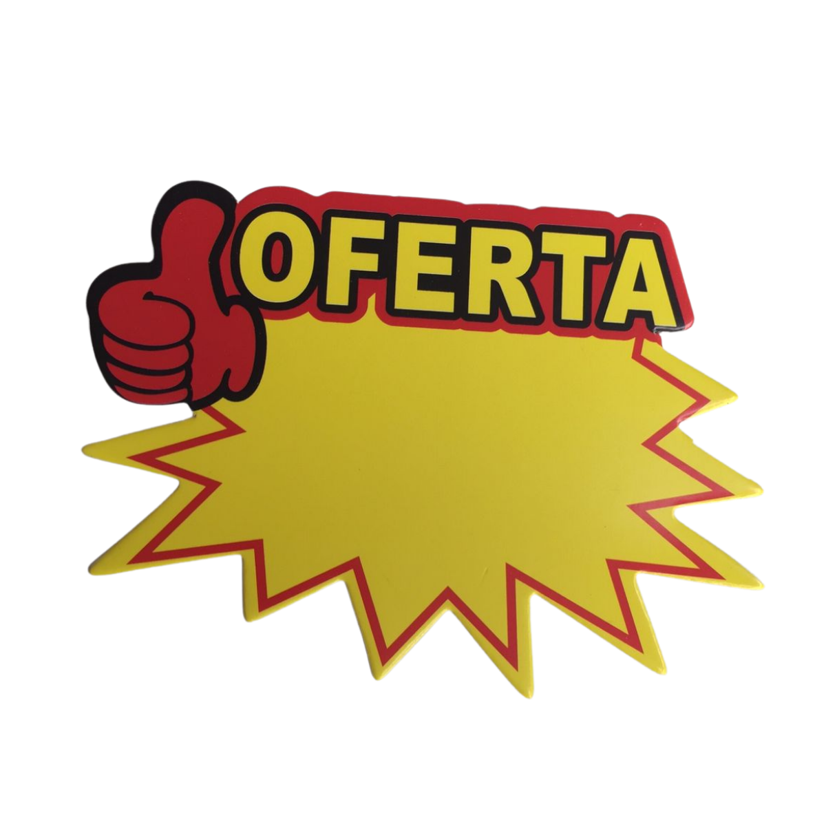 10 Etiquetas Oferta De Cartón Para Poner Precios 13x9 Cm-1
