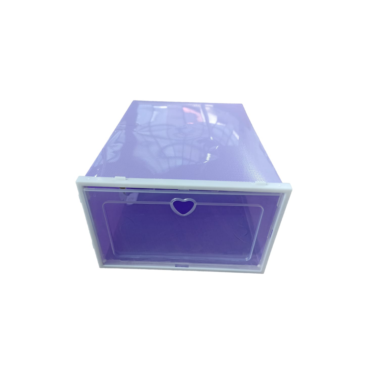 Caja Organizador de Zapatos Apilable de Plástico-0