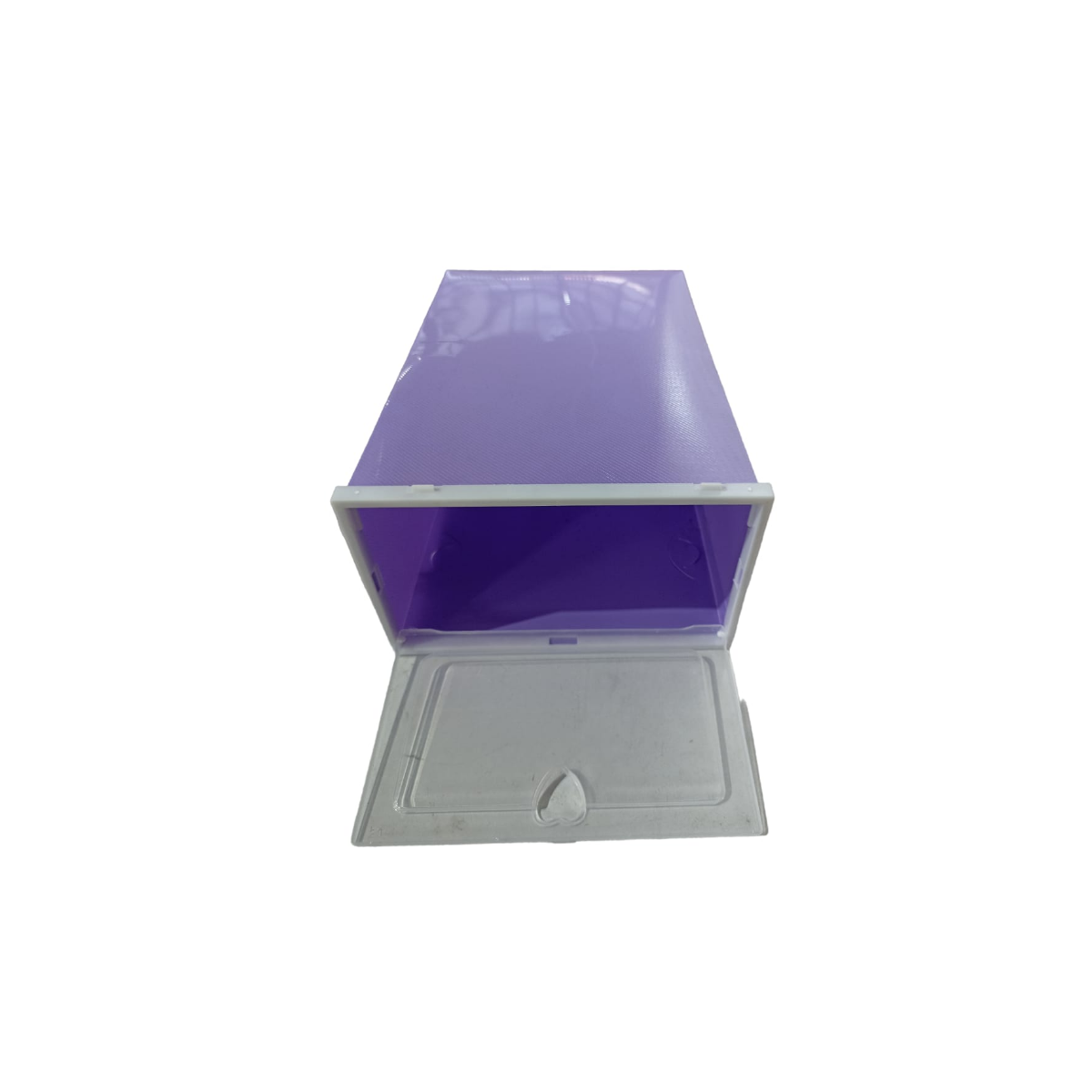 Caja Organizador de Zapatos Apilable de Plástico-2