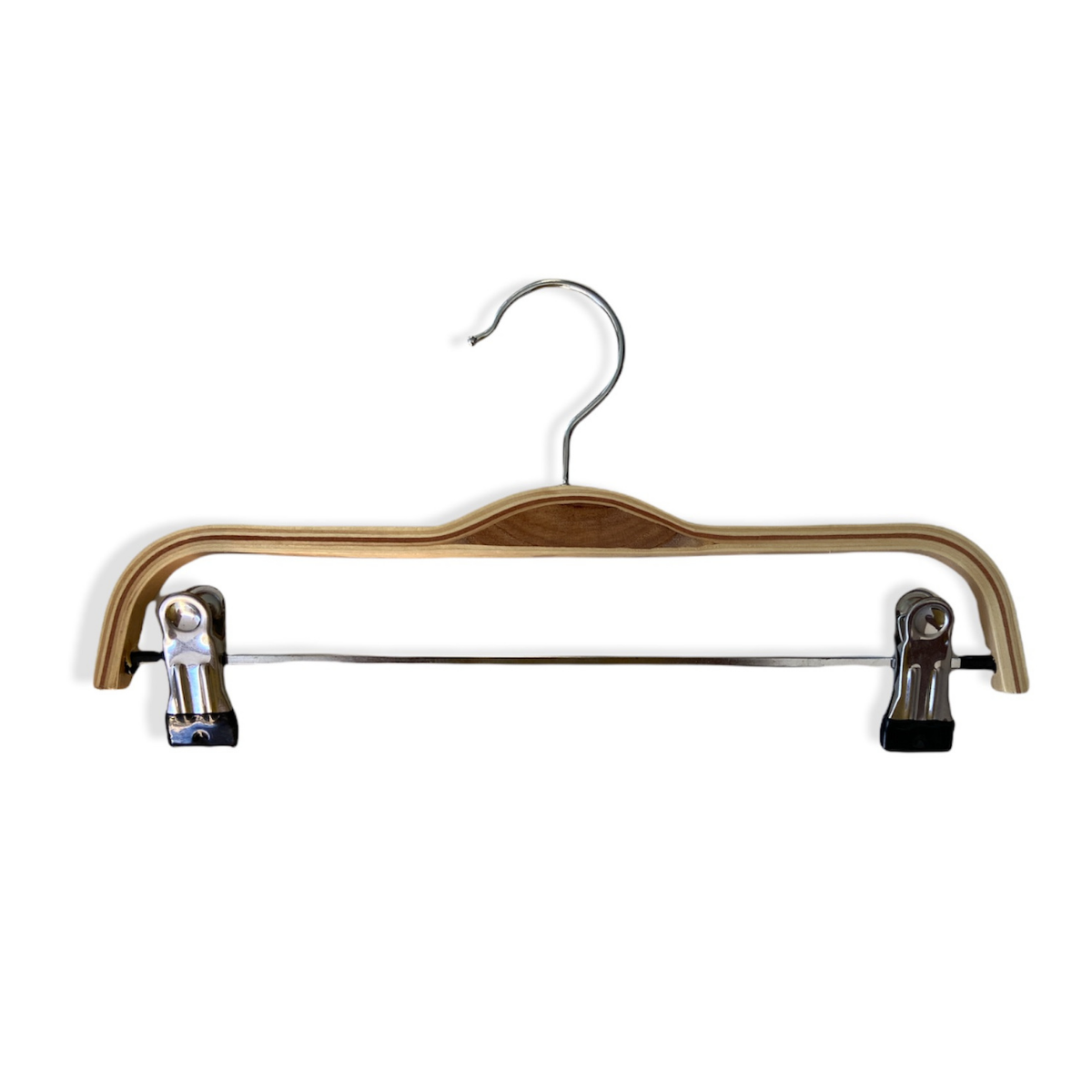 Pack 5 Colgadores De Pantalón Con Perrito Madera / Bambú-0