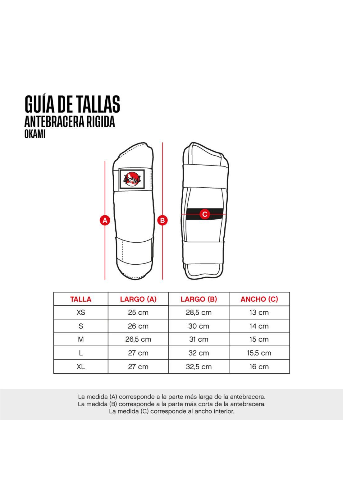ANTEBRACERA RIGIDA OKAMI TKD BL -3