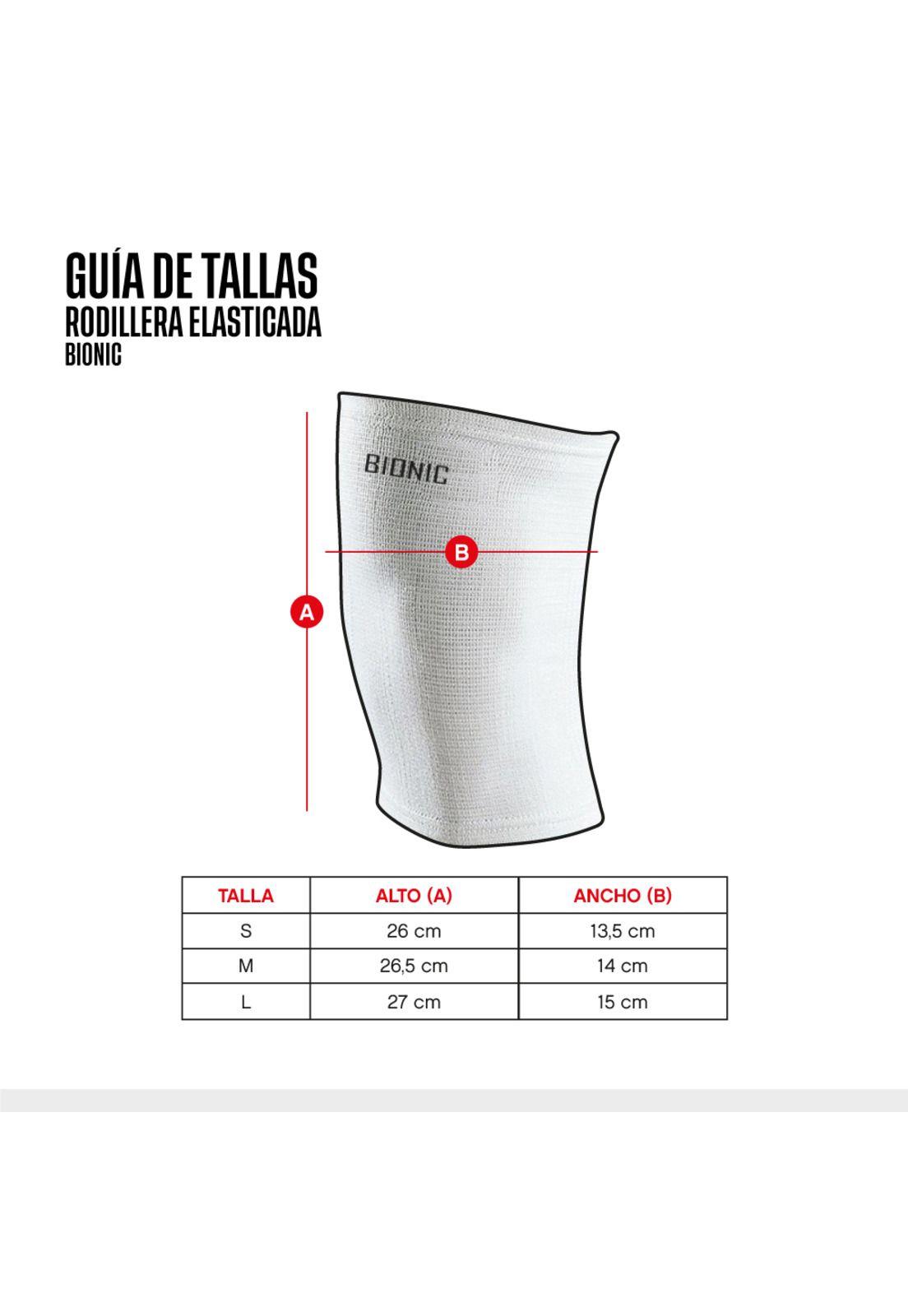 RODILLERA BIONIC ELASTICADA BL -2
