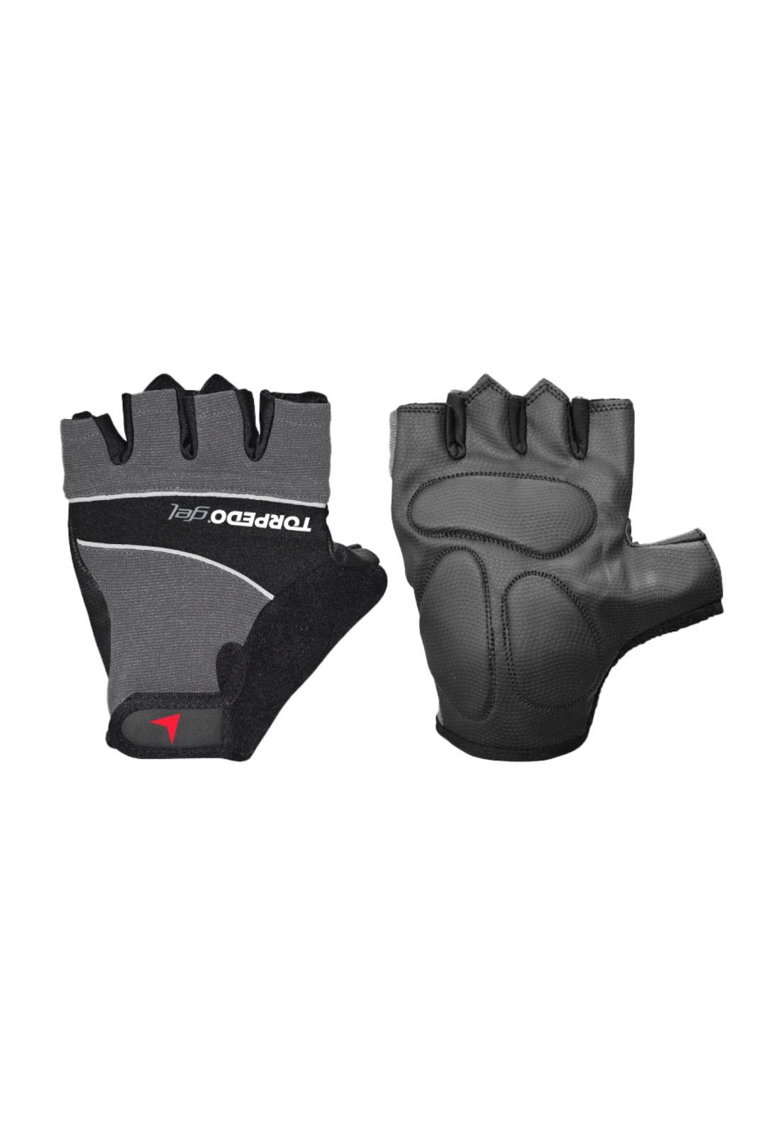 Guante Torpedo Ciclista Gel Negro - Gris -0