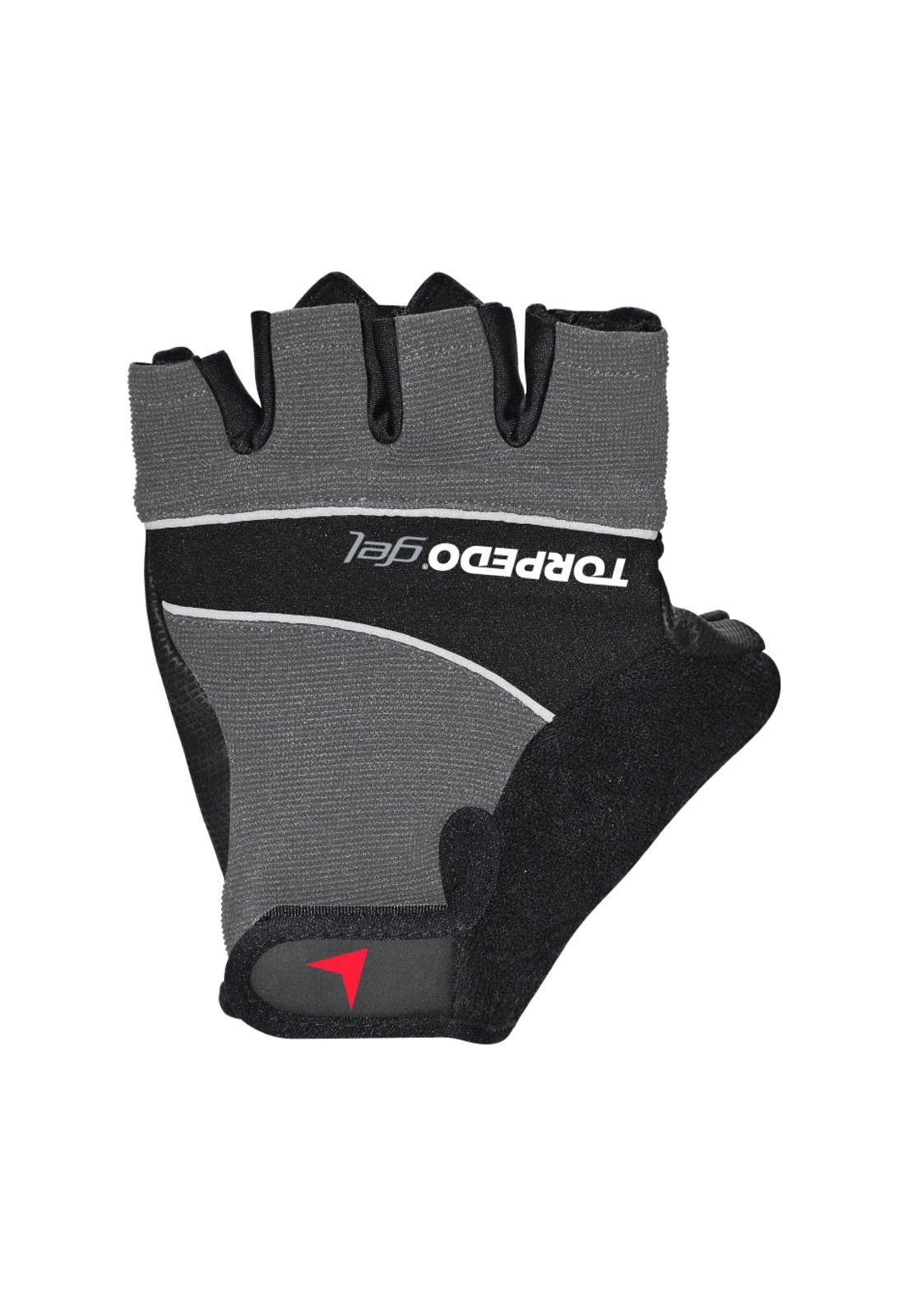 Guante Torpedo Ciclista Gel Negro - Gris -4