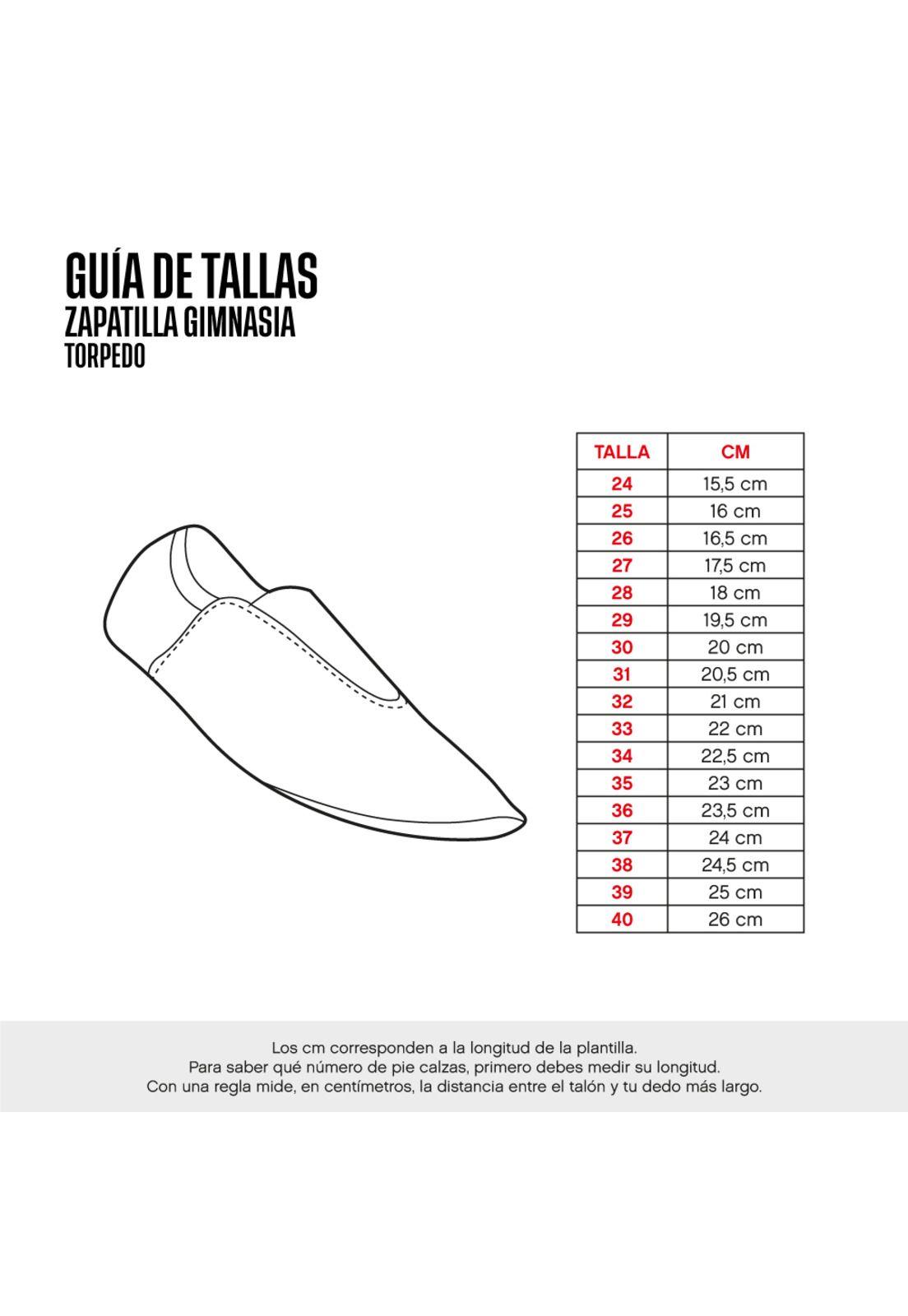 ZAPATILLA GIMNASIA TORPEDO BL-1