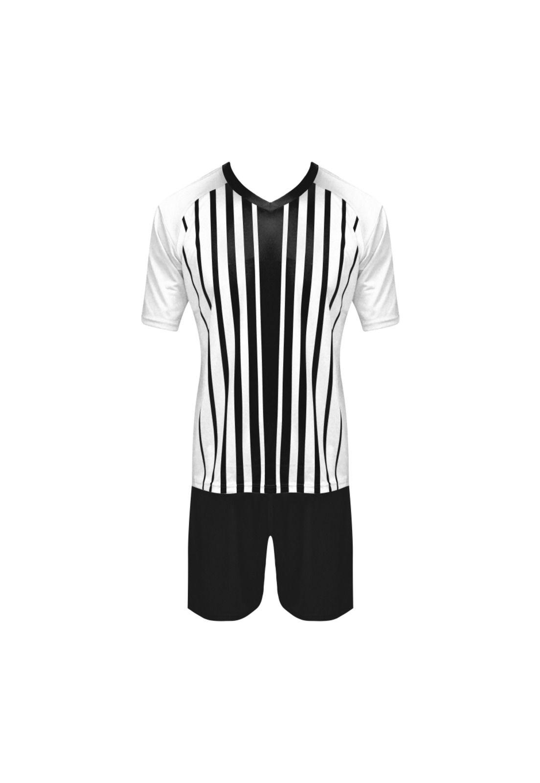 SET CAM+SHORT CAFU CLUB BLANCO-NEGRO ADU -2
