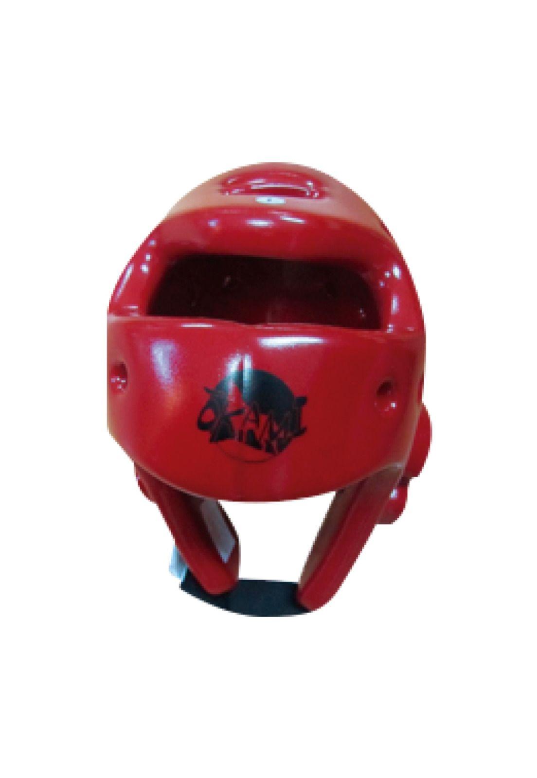 CABEZAL TAEKWONDO OKAMI ROJO -0