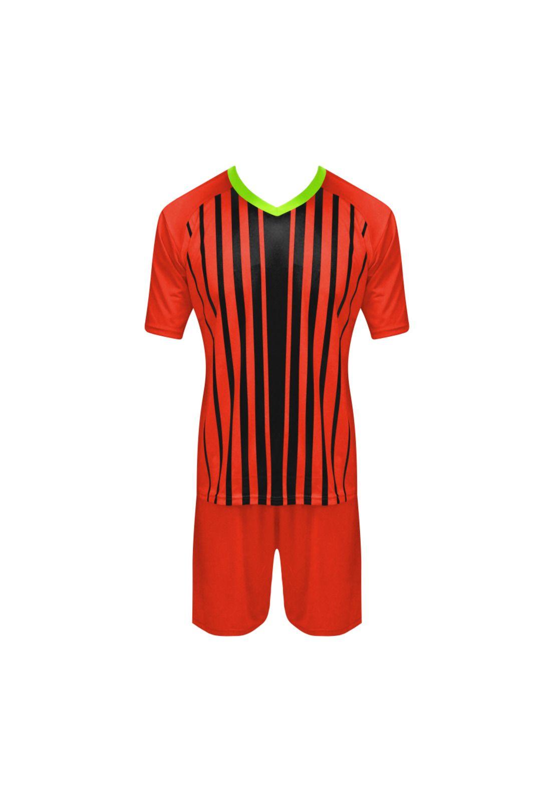 SET CAM+SHORT CAFU CLUB NARANJO FLUOR-NEGRO INF -2