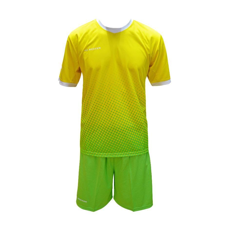 Set Camiseta + Short Ho Soccer Torm Amarillo - Verde-0