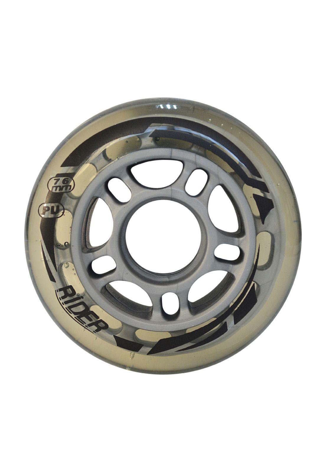 Set 4 Ruedas Rider Repuesto Transparente 76 mm-3