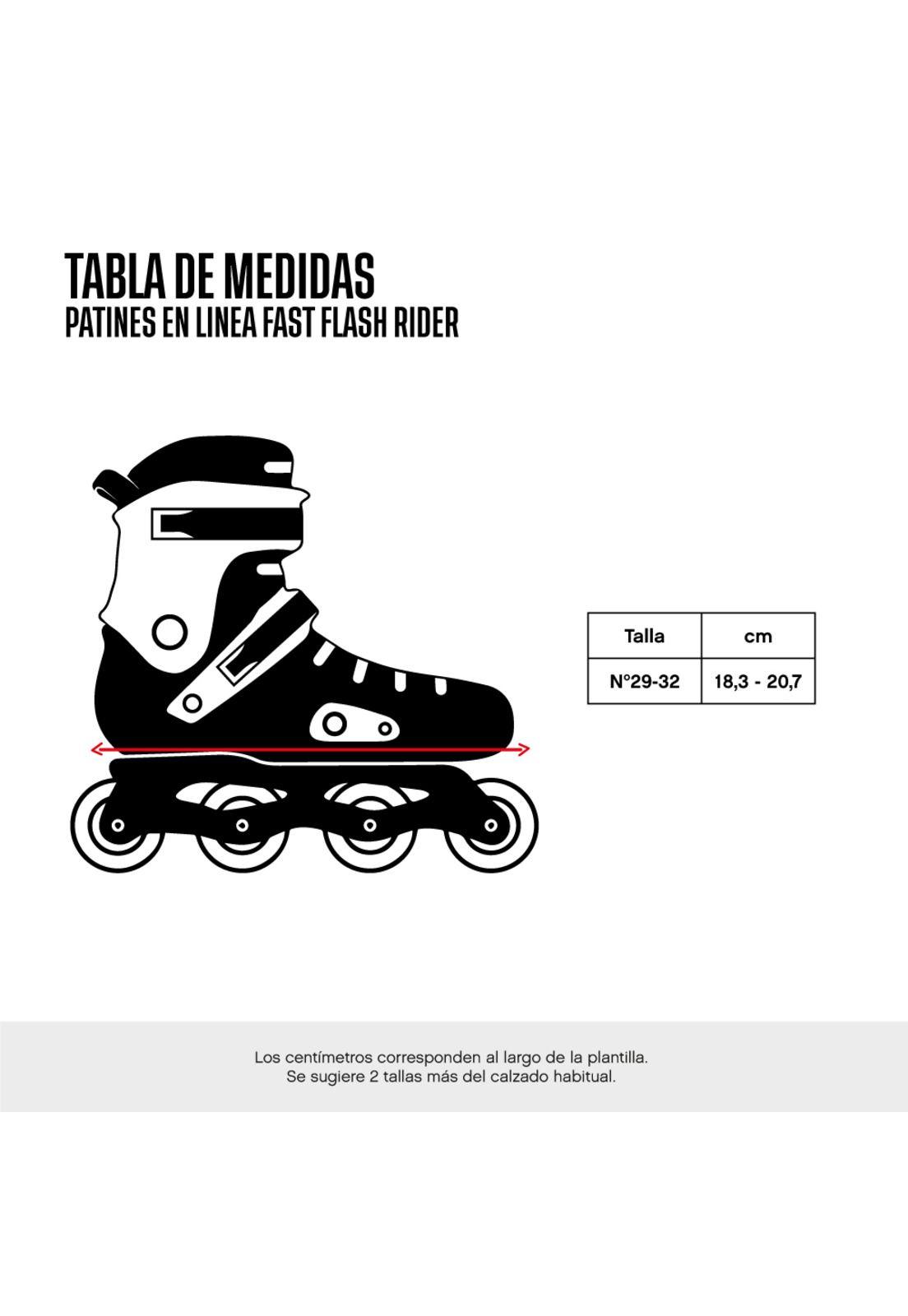 Patin Rider En Linea Fast Flash 29-32-3