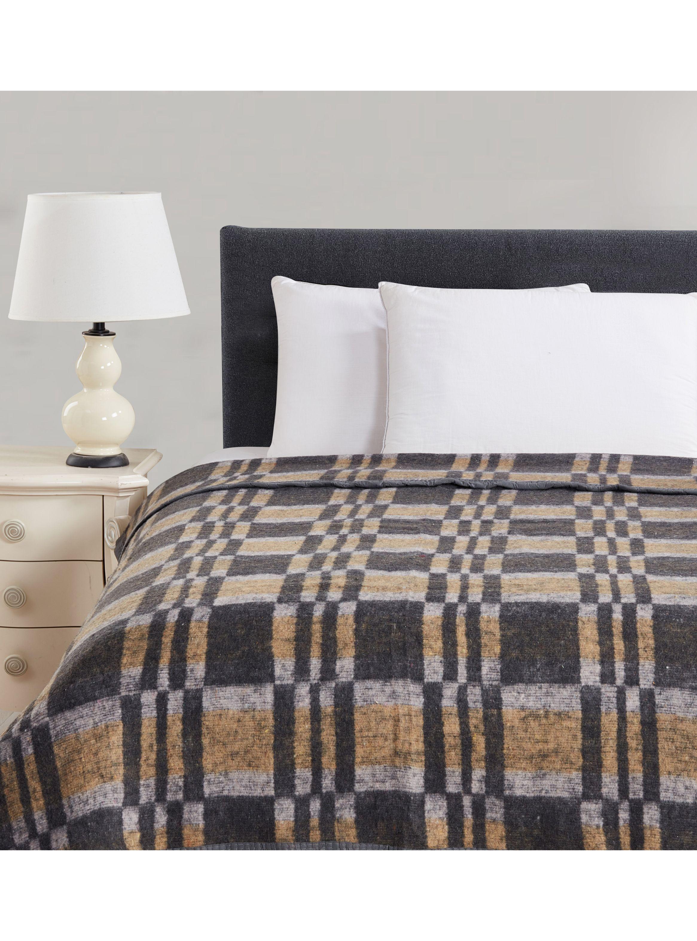 Frazada Térmica Illusions 1 Plaza 80% Algodón 140x210cm Gris-0
