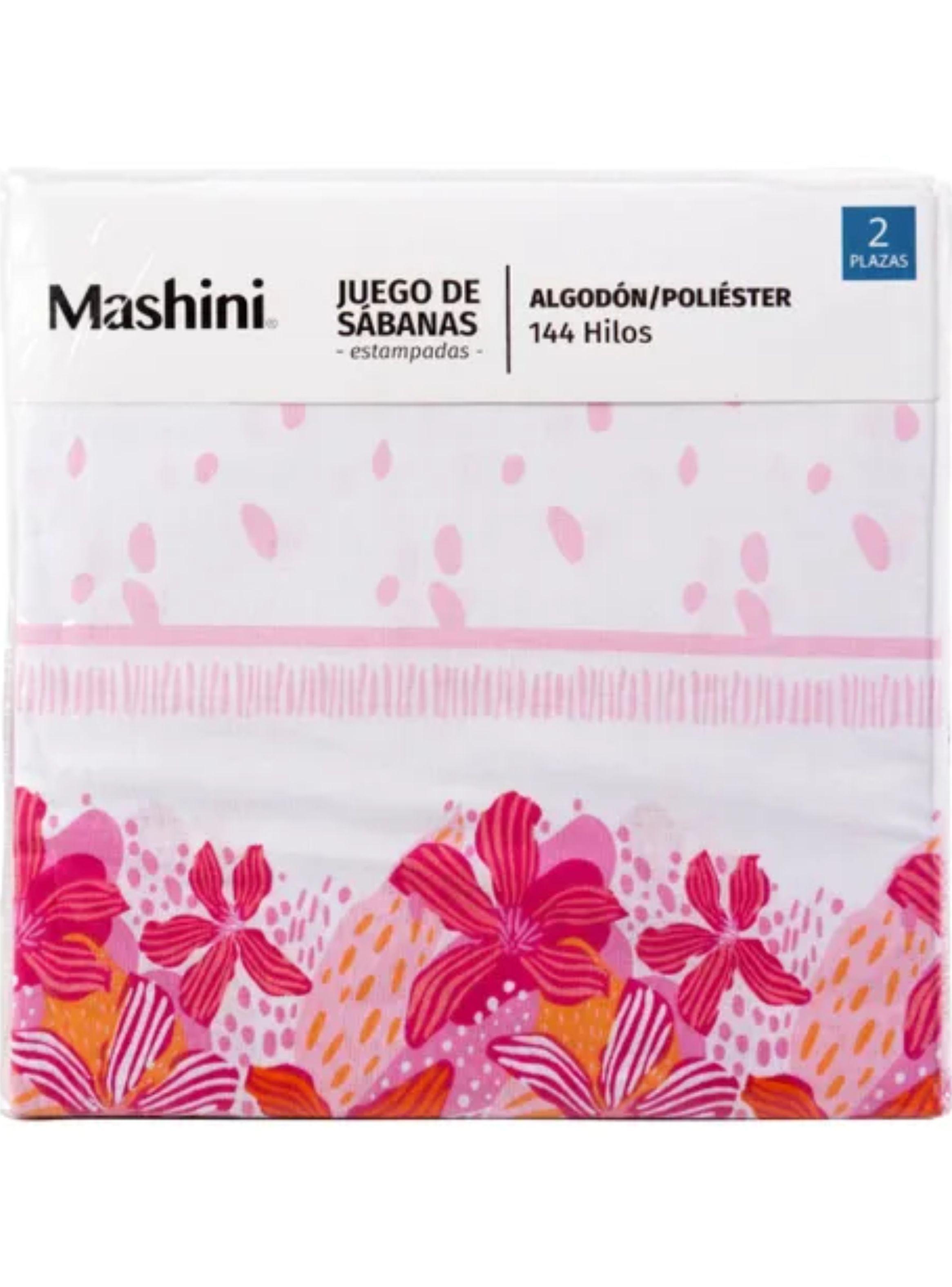 Sabanas 2 Plaza 144 Hilos Marca Mashini  Tucán-2