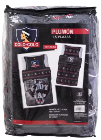 Plumón Reversible Colo Colo Single ( Apto 1 Pl Y 1.5 Pl) eterno-1