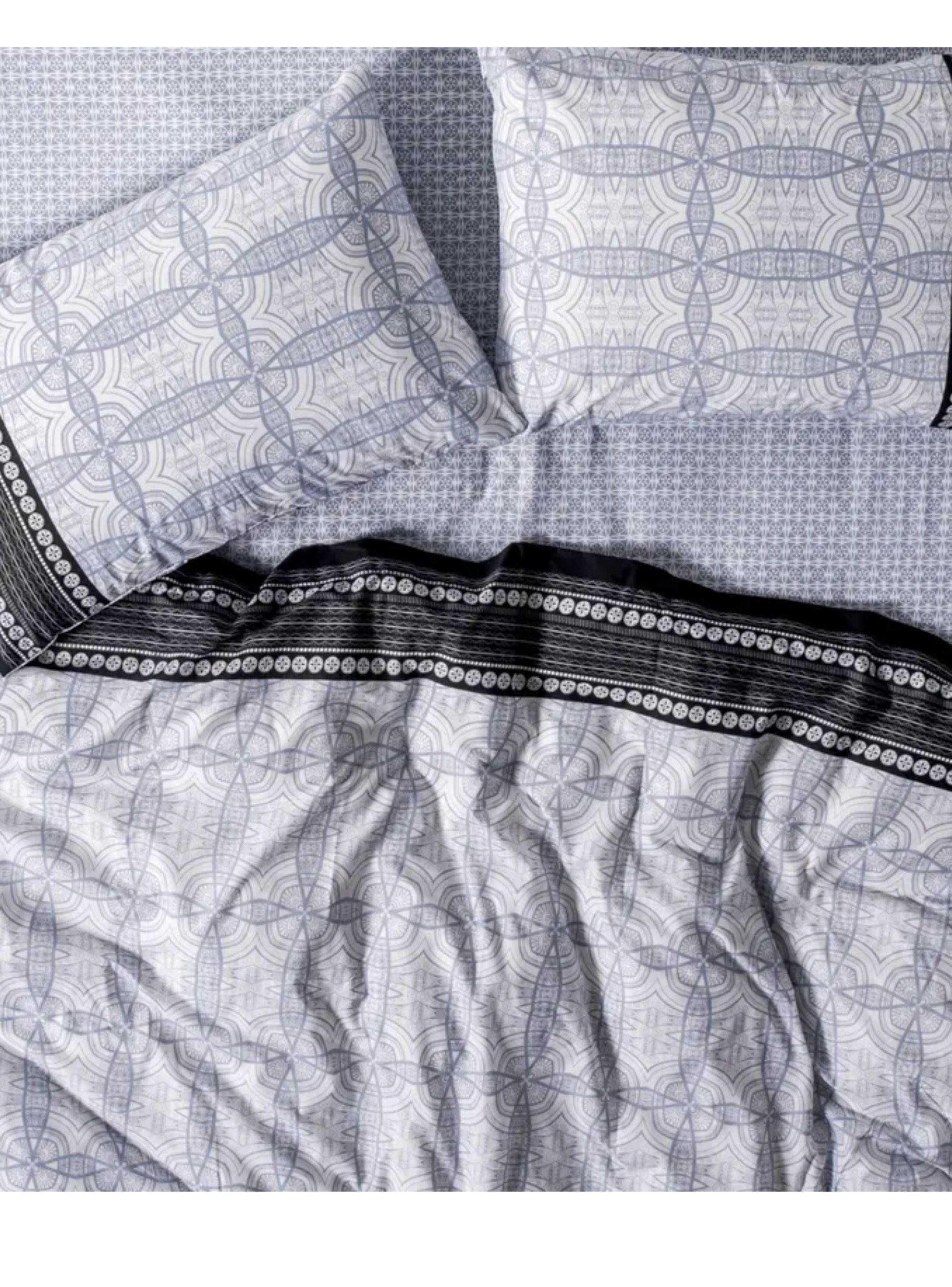 Sabanas Af Cannon 1 Plazas 144 Hilos(black$white)-0