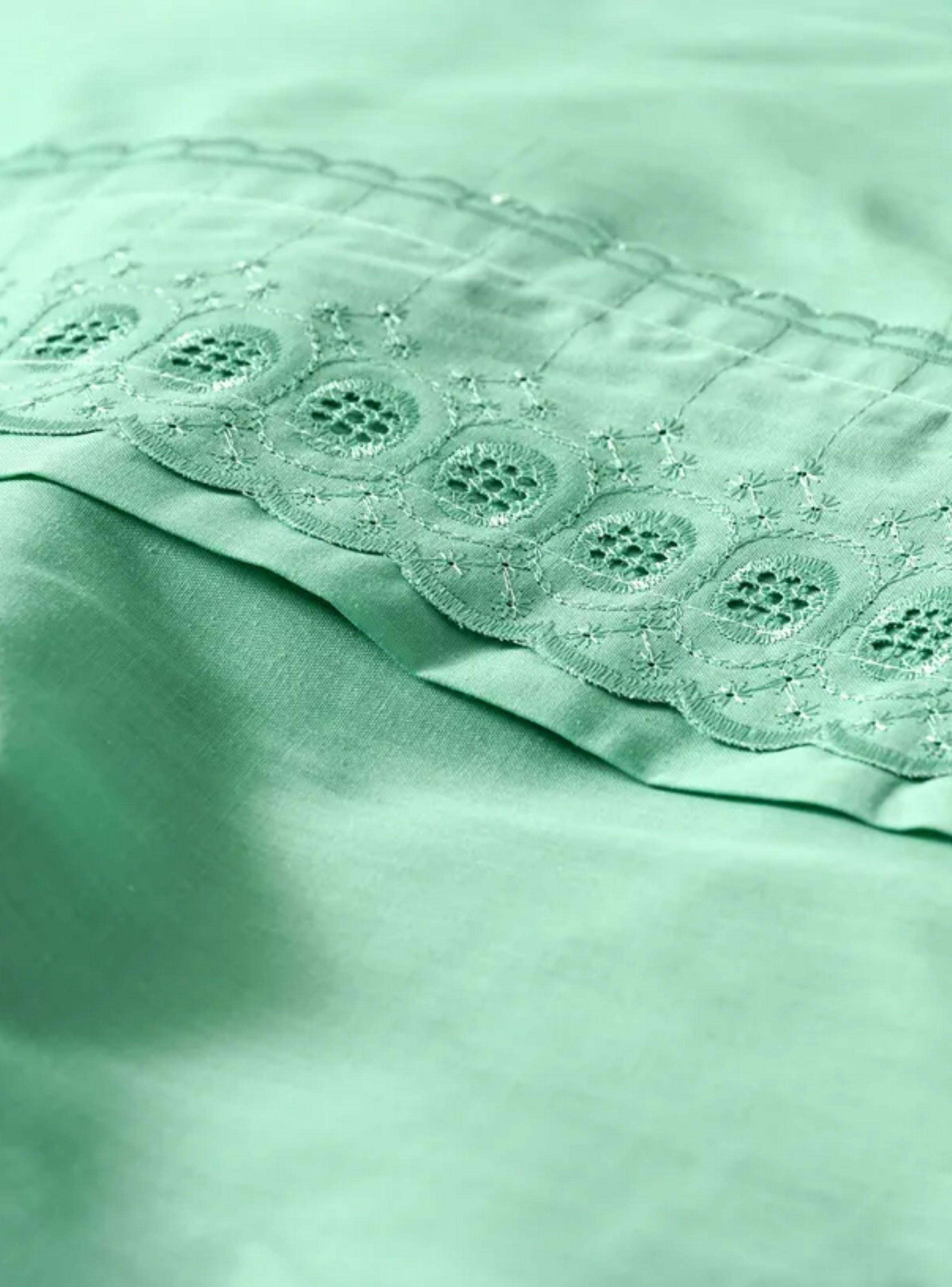 Sabanas 1.5 Plazas Cannon 144 Hilos(BRODERIE ESMERALDA)-1